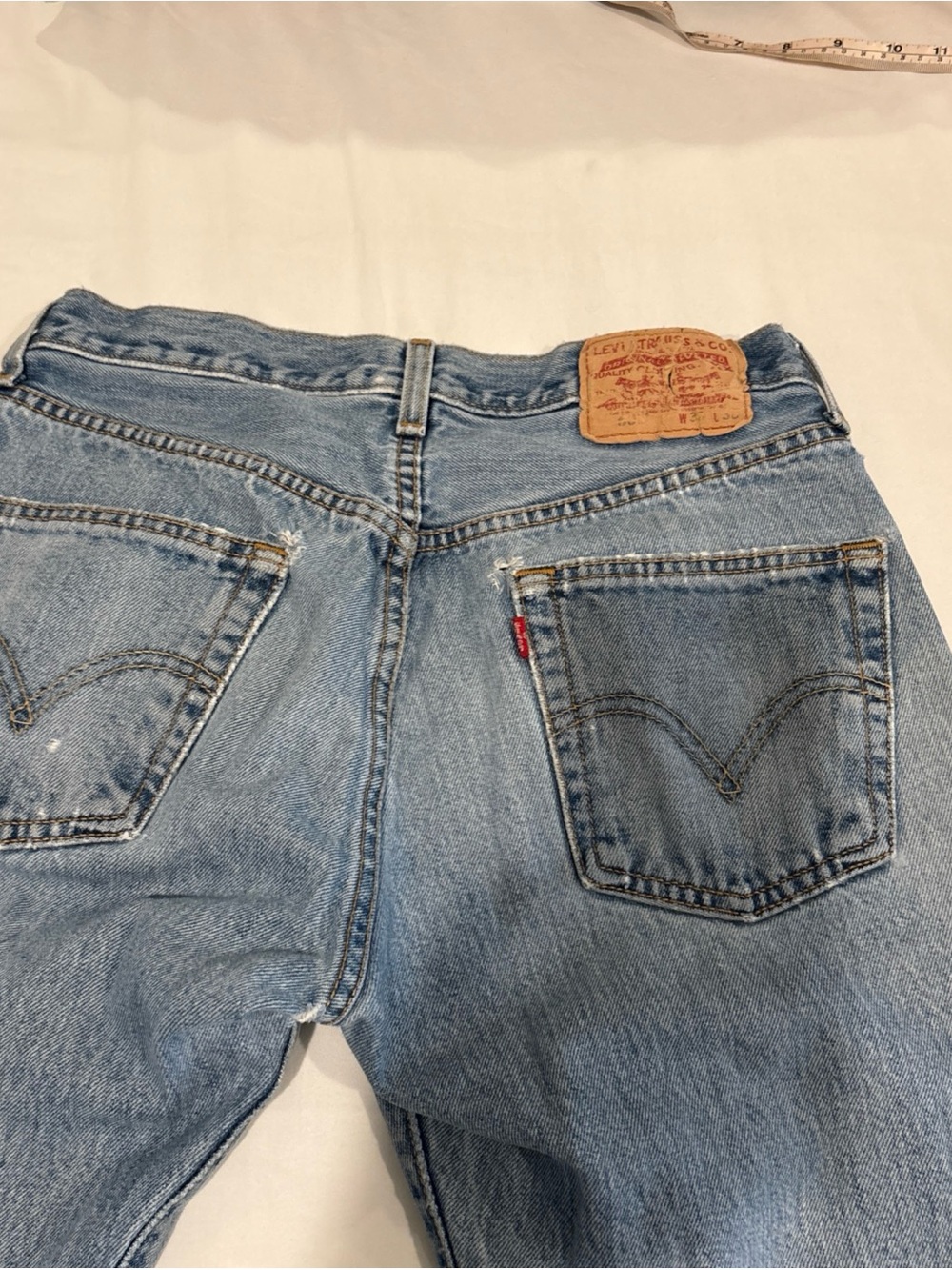 Levi's Men's Light Blue Denim Jeans Vintage Levis 501